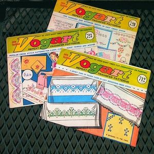 VINTAGE Transfer Patterns Embroidery & Painting 🎨